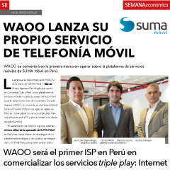 SUMA móvil - Noticia: WAOO lanza su propio servicio de telefonía móvil