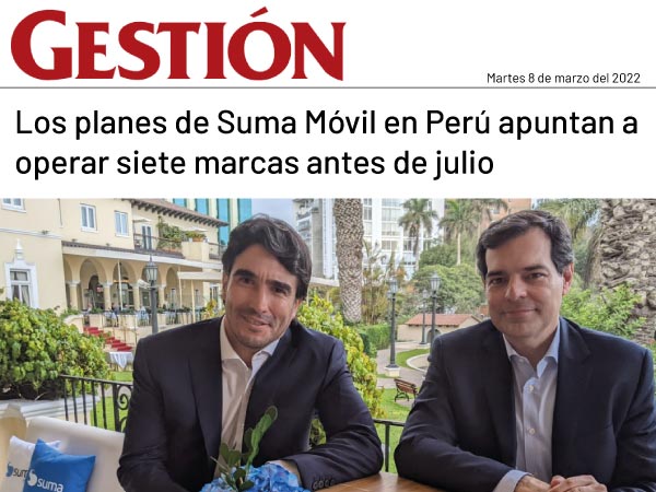 SUMA móvil - Noticia: Los planes de SUMA Móvil en Perú apuntan a operar siete marcas antes de julio
