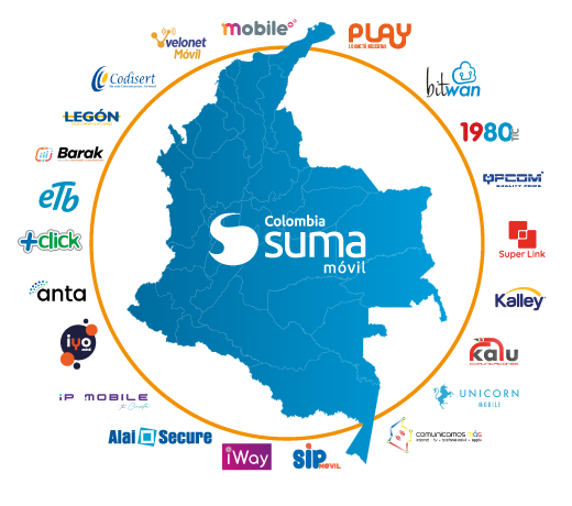 SUMA móvil - Infografía Operadores Colombia