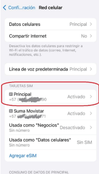 SUMA móvil - Configuración APN - iOS